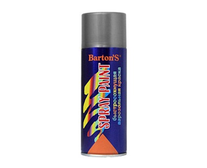 Краска аэрозольная Bartons Spray Paint Серая глянец в г. Екатеринбург
