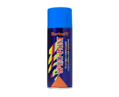 Краска аэрозольная Barton'S Spray Paint Синяя глянец в г. Екатеринбург