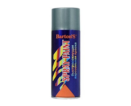 Краска аэрозольная Barton'S Spray Paint Серебро Металлик в г. Екатеринбург