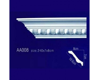 потолочный плинтус с орнаментом Гибкий AA008F в г. Екатеринбург