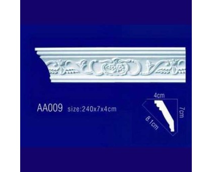 потолочный плинтус с орнаментом Гибкий AA009F в г. Екатеринбург