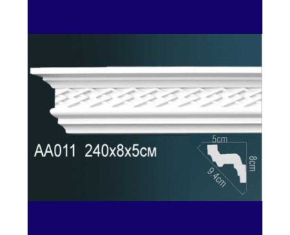 потолочный плинтус с орнаментом Гибкий AA011F в г. Екатеринбург