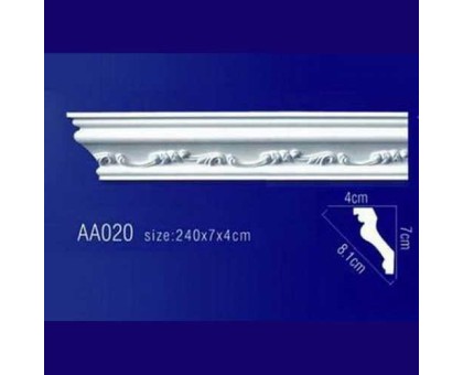 потолочный плинтус с орнаментом Гибкий AA020F в г. Екатеринбург