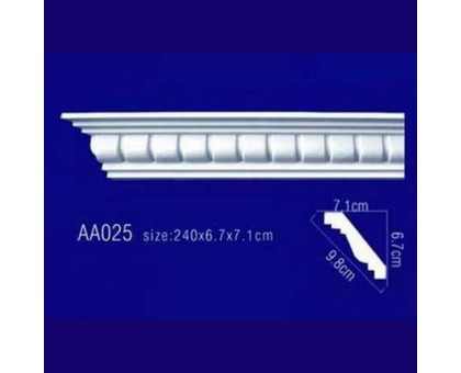 потолочный плинтус с орнаментом Гибкий AA025F в г. Екатеринбург