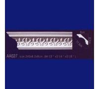 потолочный плинтус с орнаментом Гибкий AA027F
