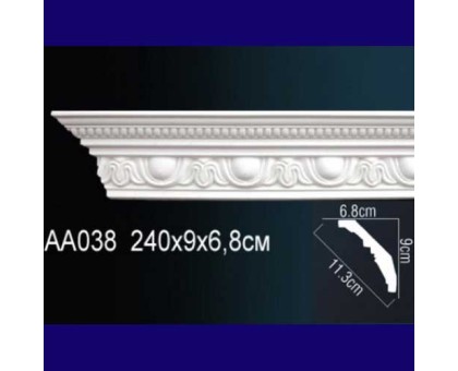 потолочный плинтус с орнаментом AA038 в г. Екатеринбург