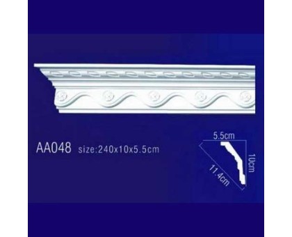 потолочный плинтус с орнаментом Гибкий AA048F в г. Екатеринбург