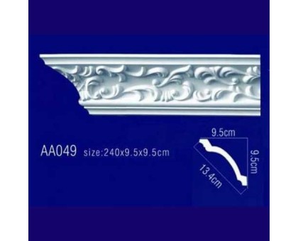 потолочный плинтус с орнаментом Гибкий AA049F в г. Екатеринбург