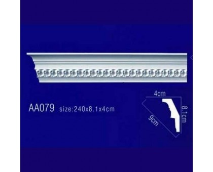 потолочный плинтус с орнаментом Гибкий AA079F в г. Екатеринбург
