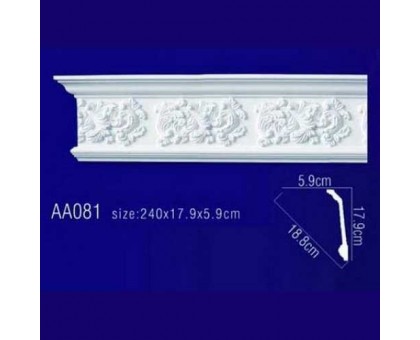 потолочный плинтус с орнаментом AA081 в г. Екатеринбург