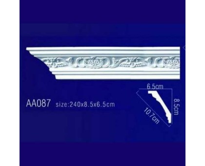потолочный плинтус с орнаментом Гибкий AA087F в г. Екатеринбург