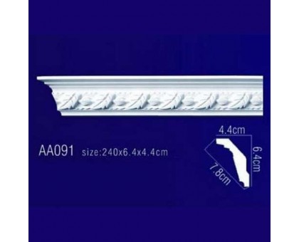 потолочный плинтус с орнаментом Гибкий AA091F в г. Екатеринбург