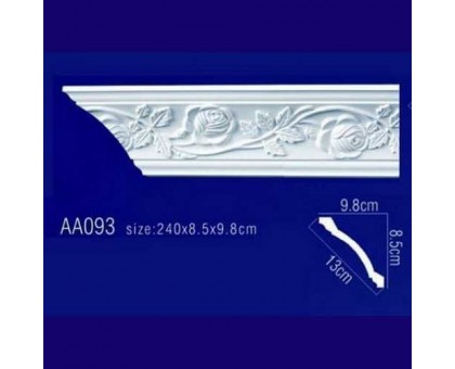 потолочный плинтус с орнаментом Гибкий AA093F в г. Екатеринбург