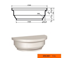 Колонна КЛВ-255/1 (капитель) (ЛС-101-1)