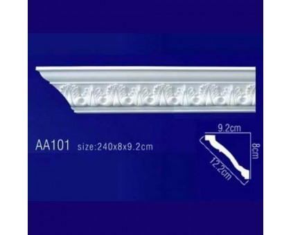 потолочный плинтус с орнаментом Гибкий AA101F в г. Екатеринбург