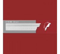 Плинтус потолочный полистиролD101-80 (40)