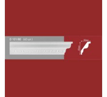 Плинтус потолочный полистиролD101-80 (40)