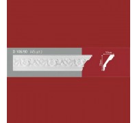 Плинтус потолочный полистиролD106-90 (45)