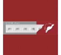 Плинтус потолочный полистиролD117-100 (25)