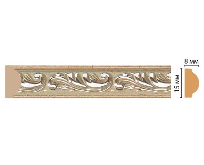 130-59 ШК/80 Молдинг DECOMASTER (15*8*2400 мм) в г. Екатеринбург