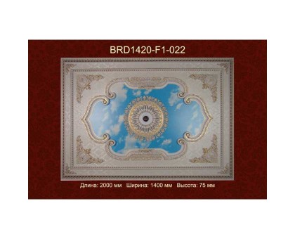 Потолочный цветной купол BRD1420-F1-022 в г. Екатеринбург