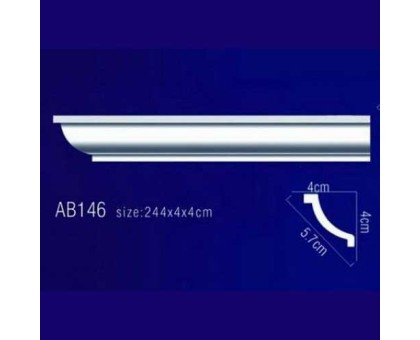 AB146 Плинтус потолочный без орнамента в г. Екатеринбург