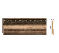 153-57 ШК/18 Плинтус напол. DECOMASTER (95*12*2400 мм)