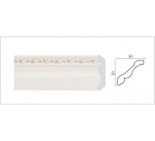 155-115G(FM) Карниз потолочный малый (51х51х2400 мм) 24 в г. Екатеринбург