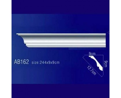 AB162 Плинтус потолочный без орнамента в г. Екатеринбург