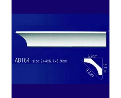 AB164 Плинтус потолочный без орнамента в г. Екатеринбург