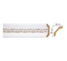 Плинтус потолочный цветная лепнина 167s-118 (35х35х2400)/36 в г. Екатеринбург