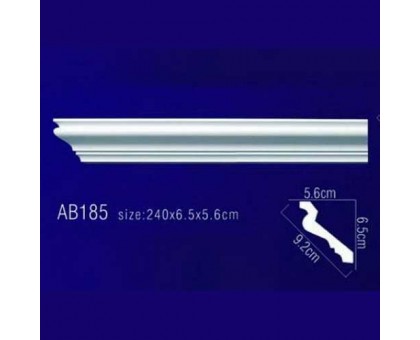 Плинтус потолочный без орнамента Гибкий AB185F в г. Екатеринбург