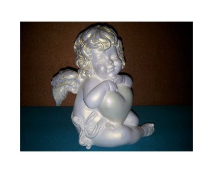 Скульптура ангелочек малая из гипса ск001 в г. Екатеринбург