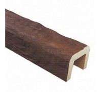 Декоративная балка Рустик (дуб темный) 190х170х3000