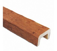 Декоративная балка Рустик (дуб светлый) 200х130х4000