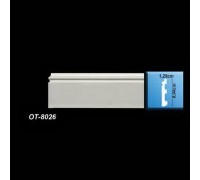 OT-8026 Белый напольный плинтус