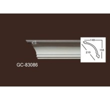 Карниз из полиуретана гладкий 83086