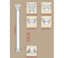 90124H/2 полуколонна DECOMASTER-2 (D 240х2400мм) в г. Екатеринбург