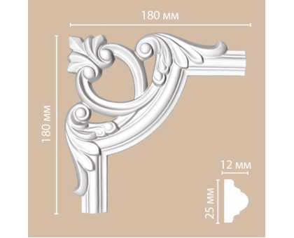 97012-6/96 угол DECOMASTER-2 (180х180мм) в г. Екатеринбург