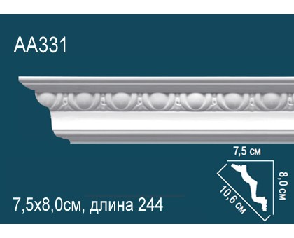 потолочный плинтус с орнаментом AA331 в г. Екатеринбург