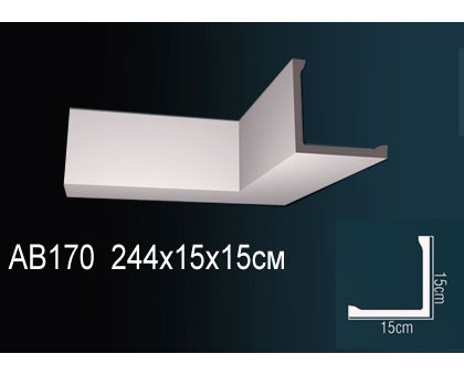Карниз потолочный гладкий AB170 в г. Екатеринбург