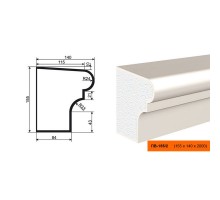 Подоконник ПВ-155/2 (ПС-107)