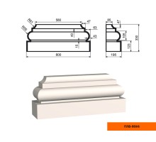 Пилястра ПЛВ - 550/6 (база)