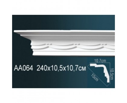 потолочный плинтус с орнаментом AA064 в г. Екатеринбург
