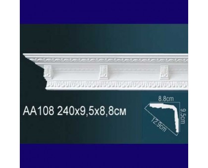 потолочный плинтус с орнаментом AA108 в г. Екатеринбург