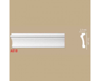 A018/28 Молдинг (74*23*2000мм) в г. Екатеринбург