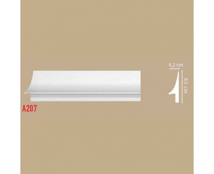 A207/12 Плинтус напольный (95*42*2000мм) в г. Екатеринбург