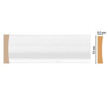 D045-114 ШК/40 молдинг DECOMASTER(50*8*2400 мм)