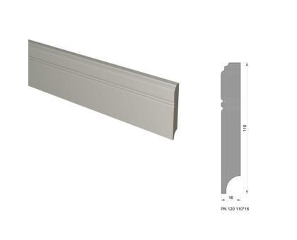 Плинтус напольный PN 120 из МДФ в г. Екатеринбург