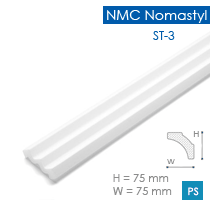 Потолочный плинтус из пенопласта NMC Nomastyl ST3